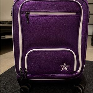Rebel AMETHYST DREAM LUGGAGE WITH WHITE ZIPPER